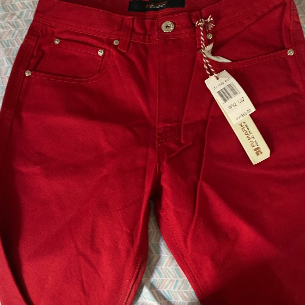 New red jeans